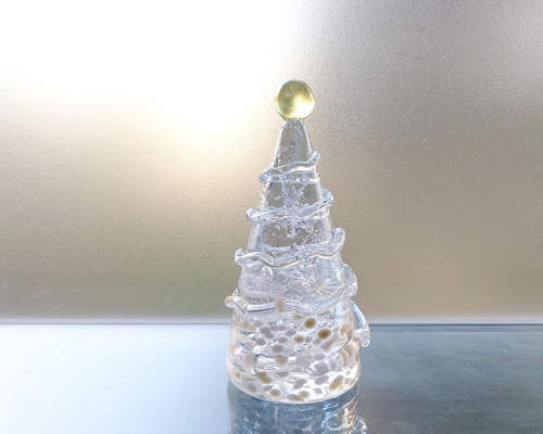 ガラスのクリスマスツリー Bianco その他インテリア雑貨 河村真里 通販