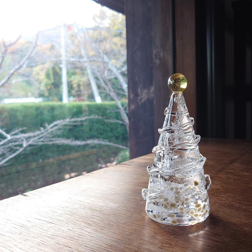 ガラスのクリスマスツリー Bianco その他インテリア雑貨 河村真里 通販