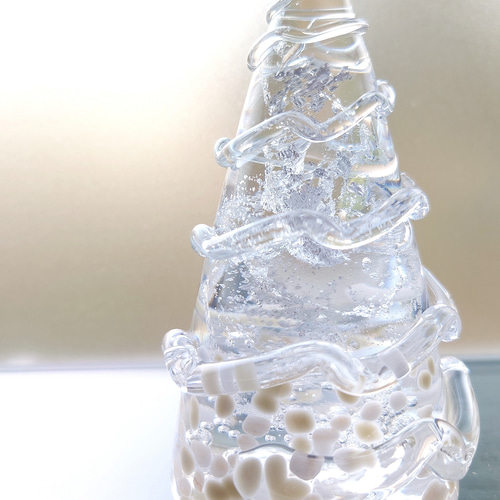 ガラスのクリスマスツリー Bianco その他インテリア雑貨 河村真里 通販