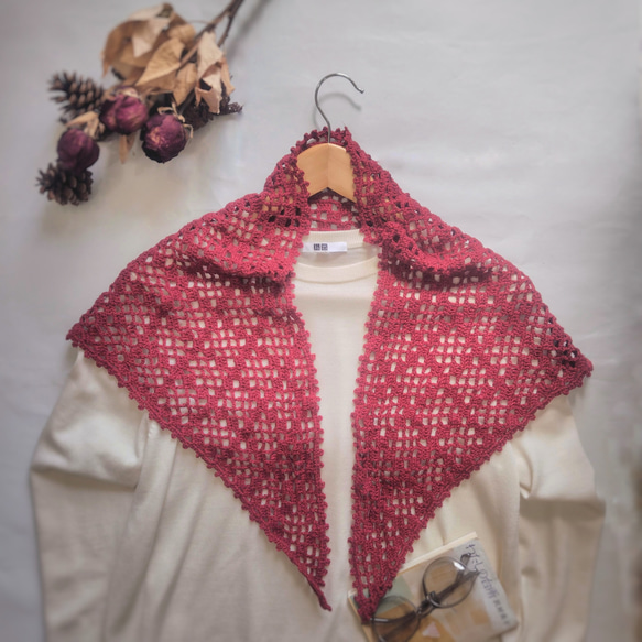 美品　GIEDRIUS リトアニアリネン　三角ストール GIEDRIUS リトアニアリネン100% ストール - メルカリ