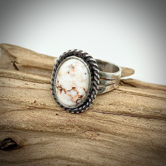 インディアンジュエリー シルバーリング NAVAJO ナバホ族｜シルバー