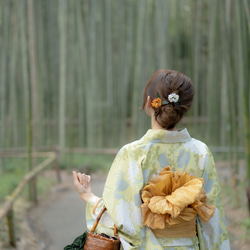 専用　成人式　七五三　橙と柑子色の花簪　鼈甲色簪　櫛簪　玉簪　Uピン簪　水引簪 専用 成人式 七五三 橙と柑子色の花簪 鼈甲色簪 櫛簪 玉簪