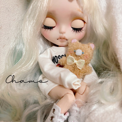くみっきーさん専用　さくらんぼ柄　うさぎさん付き　ドールチャーム　ハンドメイド 手づくりくみ うさぎと桜のお守りストラップ | うさぎセレクト