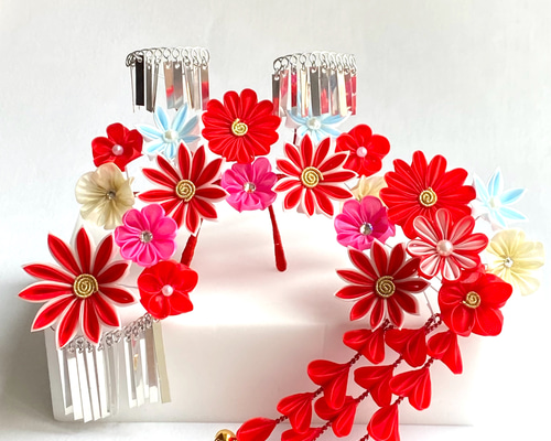 つまみ細工 七五三 勝山かんざし かんざし 常初花 通販 18259356