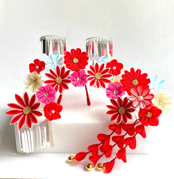 つまみ細工 七五三 勝山かんざし かんざし 常初花 通販 18259356