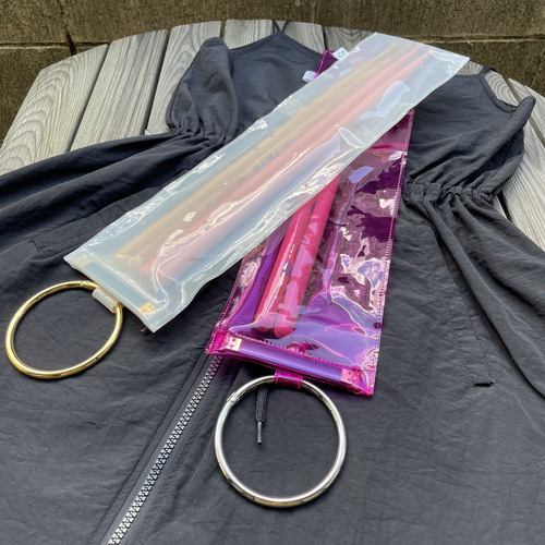 お試し価格】カラフルPVC BIGリングカラビナスティックケース 楽器