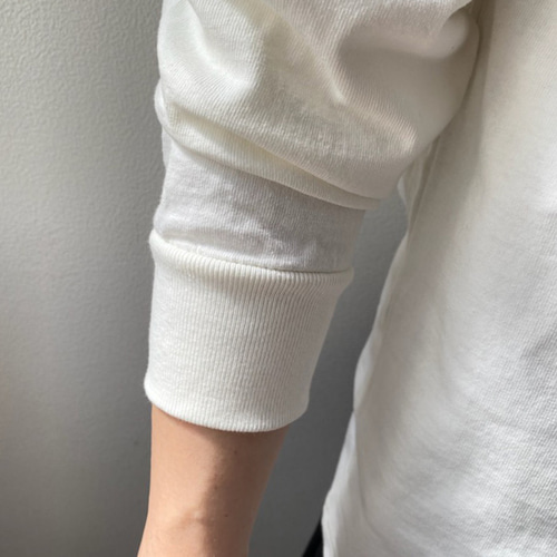 長袖Tシャツ keep it simple ロンT オフホワイト 白 レディース 長袖Tシャツ keep it simple ロンT オフホワイト 白 レディース