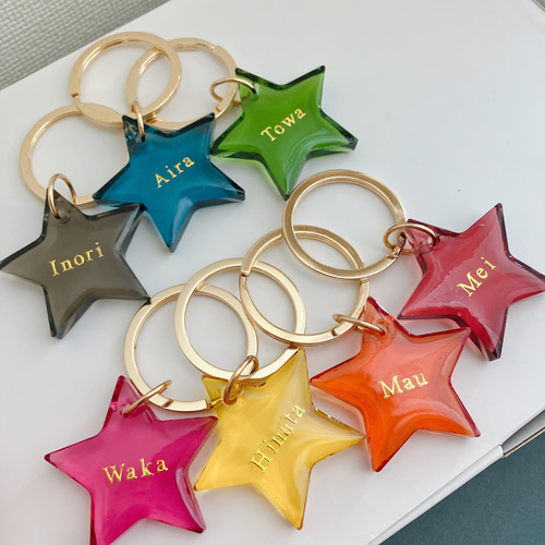 パラパラカラーチョコページ 名入れチャーム、フルオーダー含む5点