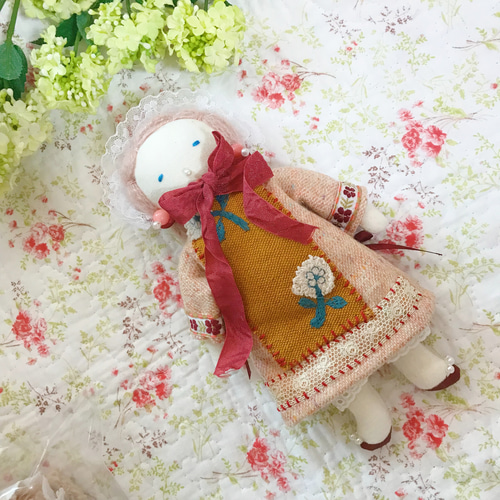 ほのぼのドールほのちゃん ミナペルホネン ドールチャーム 布