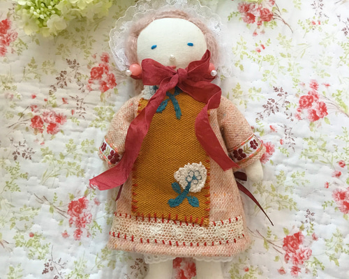 ほのぼのドールほのちゃん ミナペルホネン ドールチャーム 布