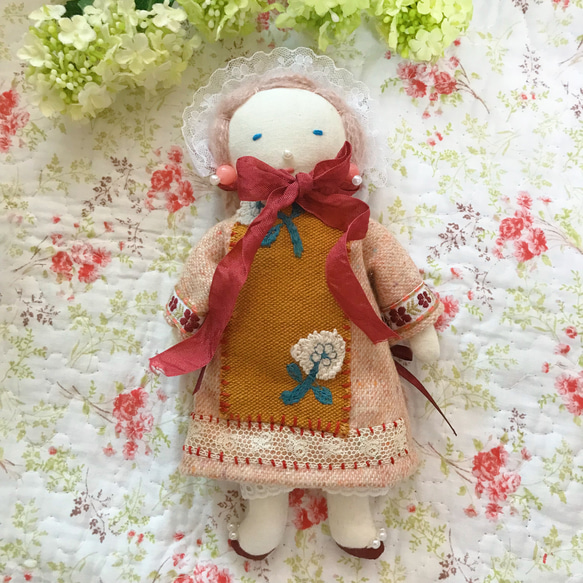 ほのぼのドールほのちゃん ミナペルホネン ドールチャーム 布