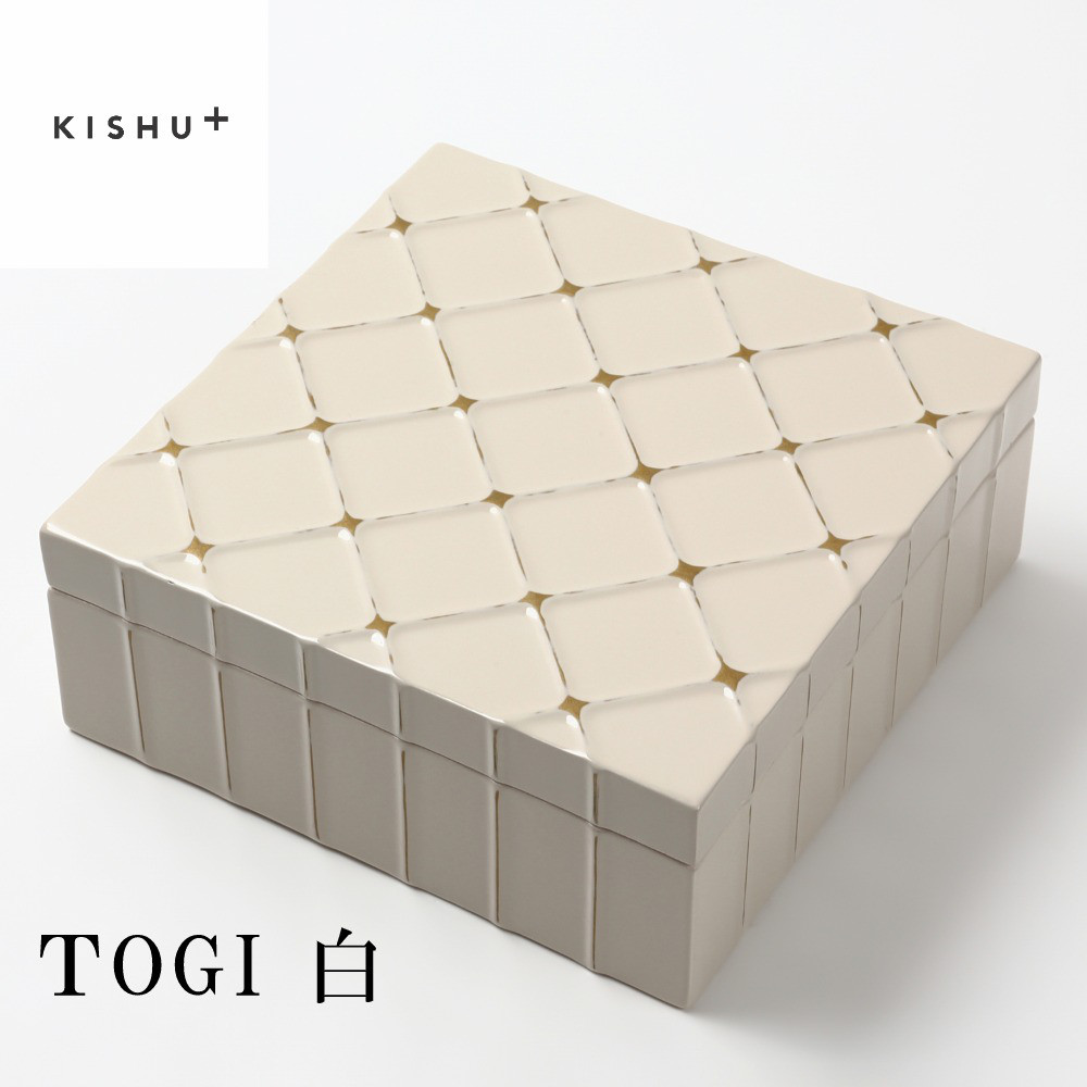 【KISHU+】TOGI 白 ホワイト 重箱 小物入れ アクセサリーケース 母の日 父の日 紀州漆器 伝統工芸 26,098円