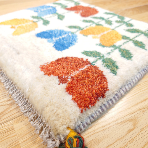 ギャベ絨毯ミニ ギャッベ 玄関マット ギャベ ラグ 小さいサイズ 60×90 インテリア