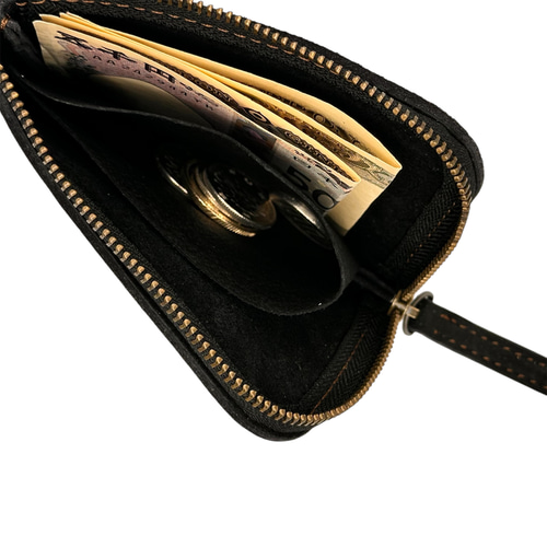 エレガントなキョン革Lファスナー財布 その他ミニ財布・コンパクト財布