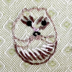 松鼠字母刺繡套件 [適合初學者/包含圖案/松鼠] 第5張的照片