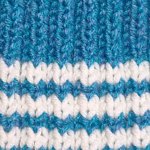 送料無料/匿名配】軽くて暖かい♪ボーダー柄のフリンジマフラー/通勤