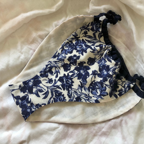 ふんどしパンツ 肌面オーガニックコットンダブルガーゼ 綿シフォン