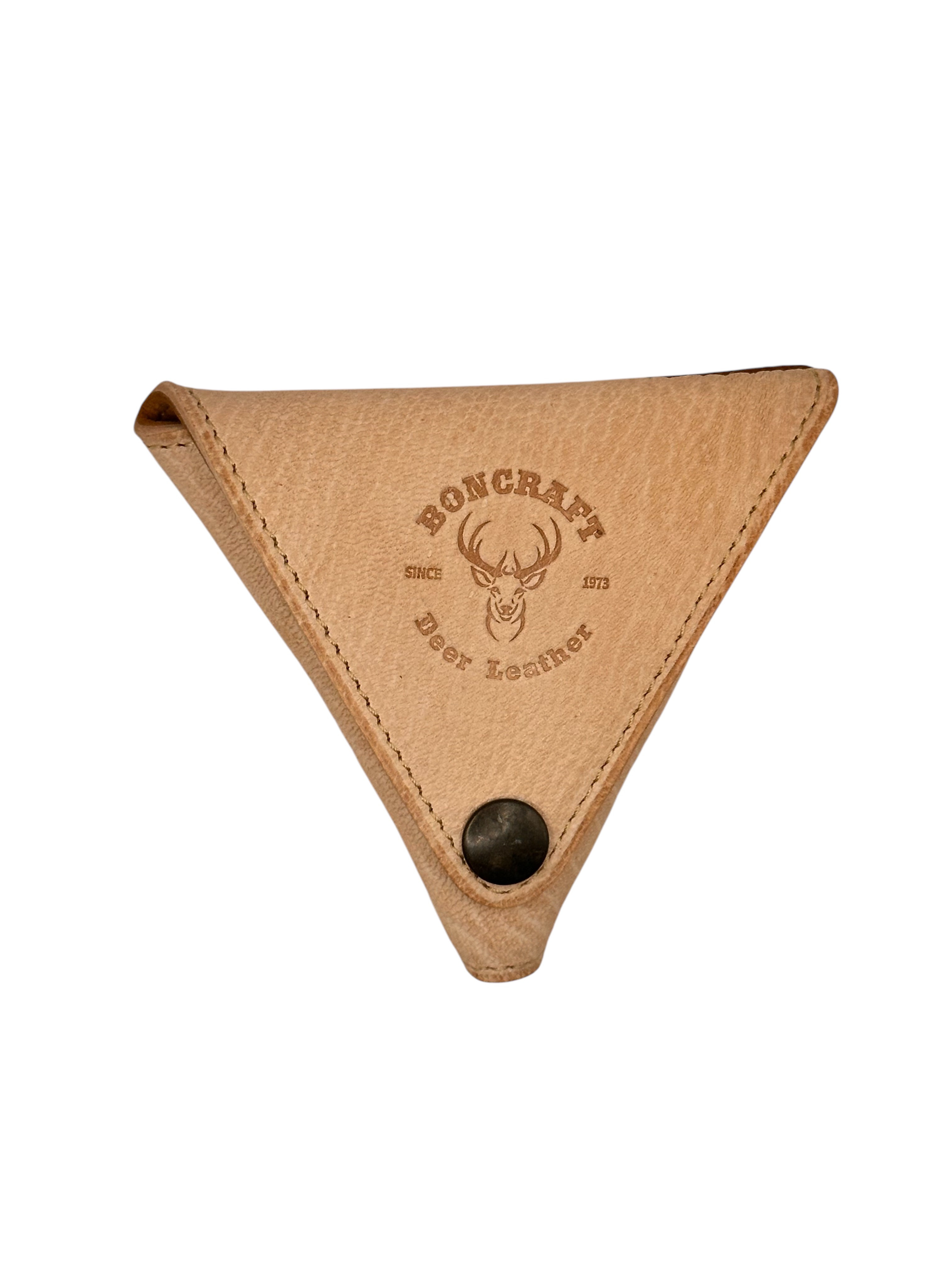 【ジビエレザー 鹿革　三角コインケース】