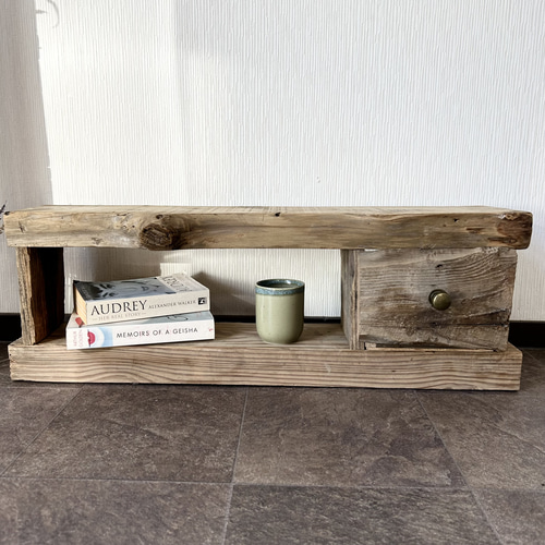 流木と古材の飾り棚 店舗什器 棚・シェルフ・ラック 806BASE