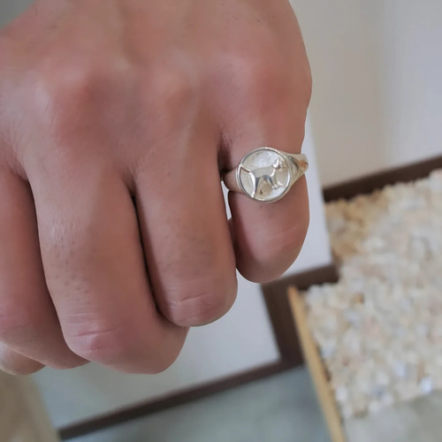 K18 リング　猫　ネコ　ねこ　18金　パール　真珠 18金 猫の指輪 】K18 k18 ねこ ねこ指輪 ねこリング 猫アクセサリー 猫