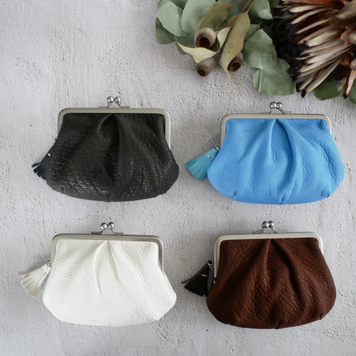 むちむちぽってり「鹿革の親子がま口」4色 がま口 RECHTECK 通販