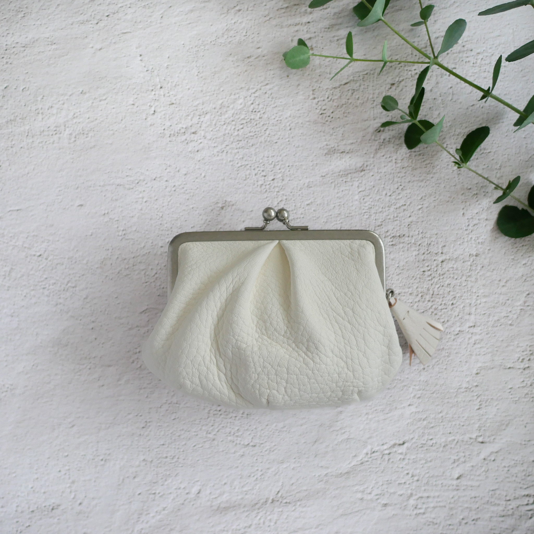 むちむちぽってり「鹿革の親子がま口」4色