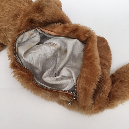 アンティークイヌのぬいぐるみパジャマ入れ dogぬいぐるみ テディベア