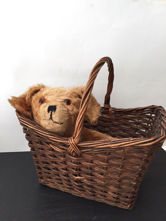 アンティークイヌのぬいぐるみパジャマ入れ dogぬいぐるみ テディベア