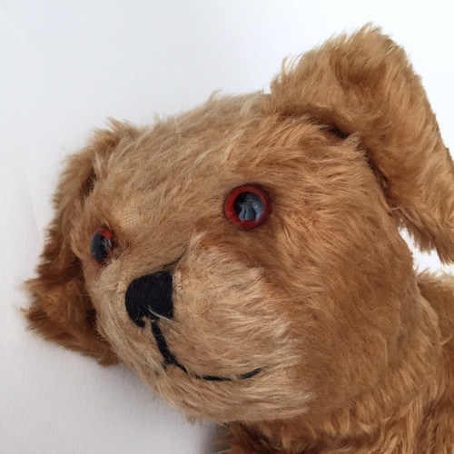 アンティークイヌのぬいぐるみパジャマ入れ dogぬいぐるみ テディベア