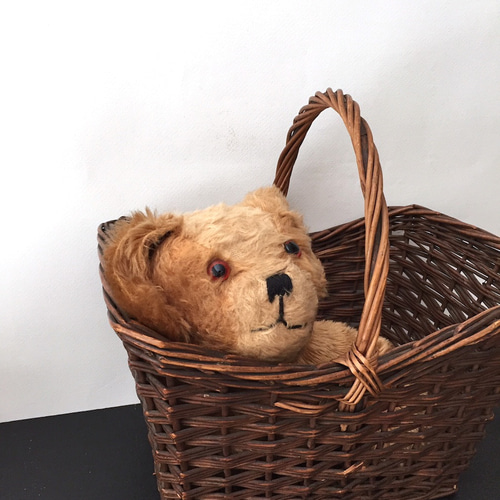 アンティークイヌのぬいぐるみパジャマ入れ dogぬいぐるみ テディベア