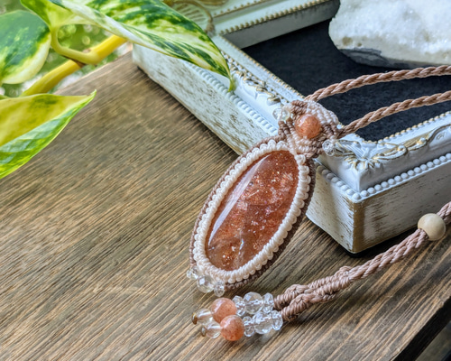 のマクラメネックレス d14297159a813116bc305bcba99689