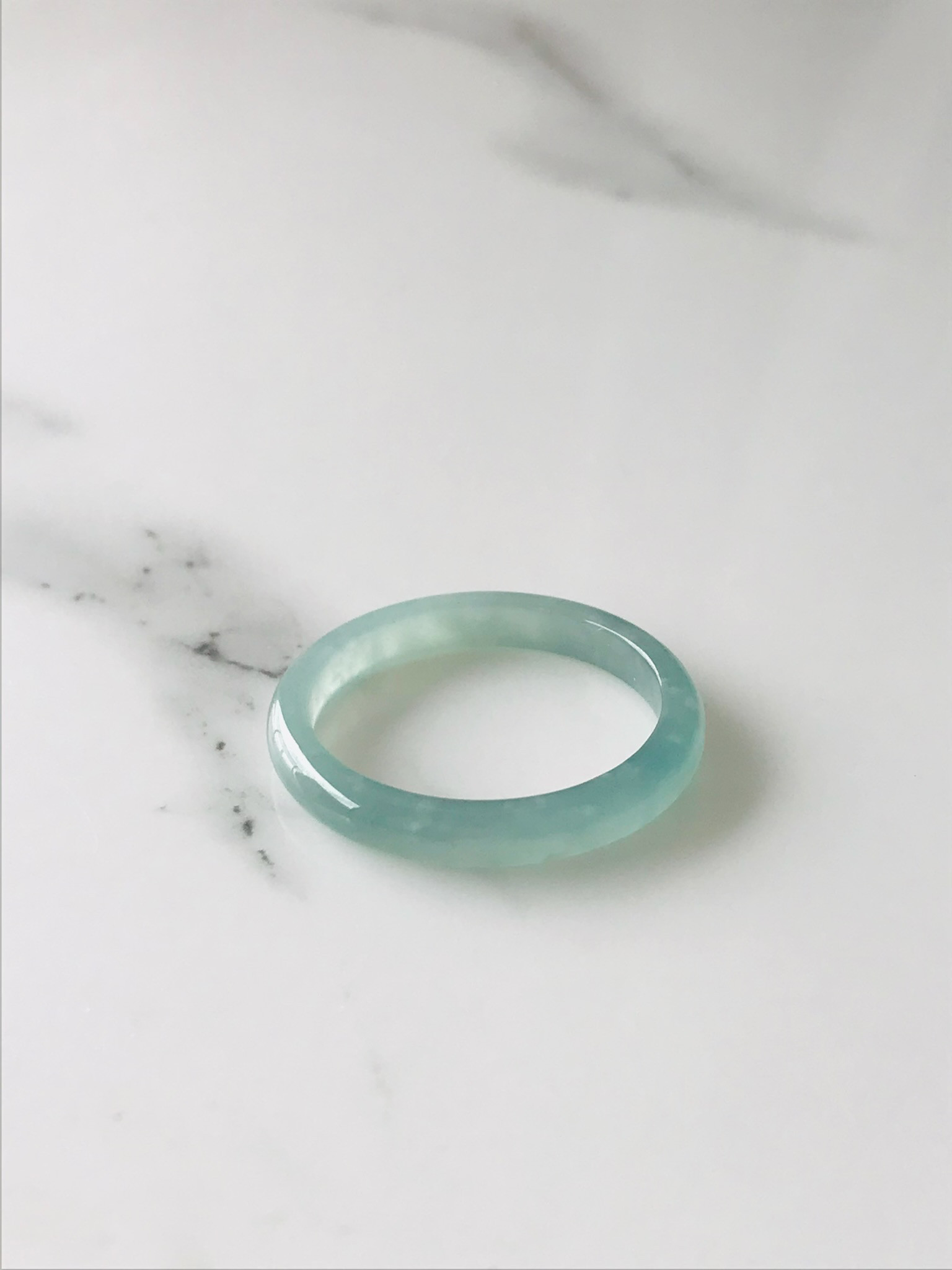 [R15-035］ ジェイド　JADE ヒスイ　本翡翠　くりぬき　リング　天然石　一点物　グアテマラ産　19号