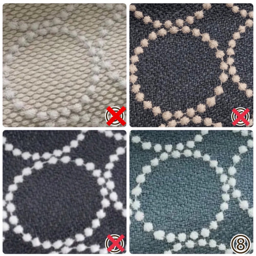 ★完成品★タンバリン生地で仕立てたチェアパッドカバー ☆オーダー制☆タンバリン生地で作るチェアパッドカバー