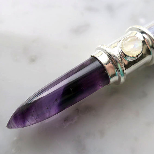 魔女の杖】ヒーリングワンド タンザナイト＆アメジスト｜天然石