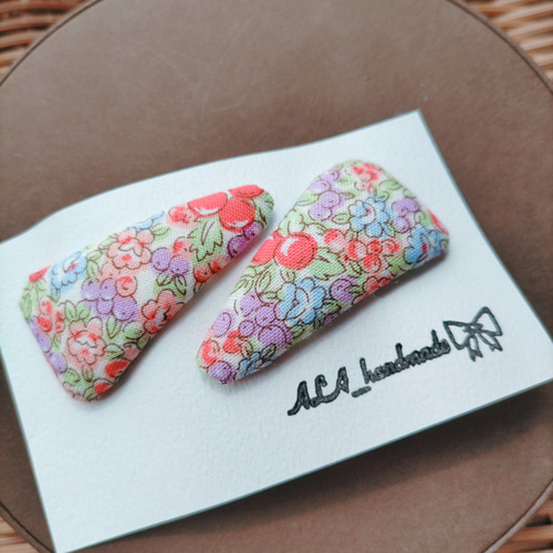 マルシェで大人気】パッチンピン 2点セット ヘアピン ALA_handmade