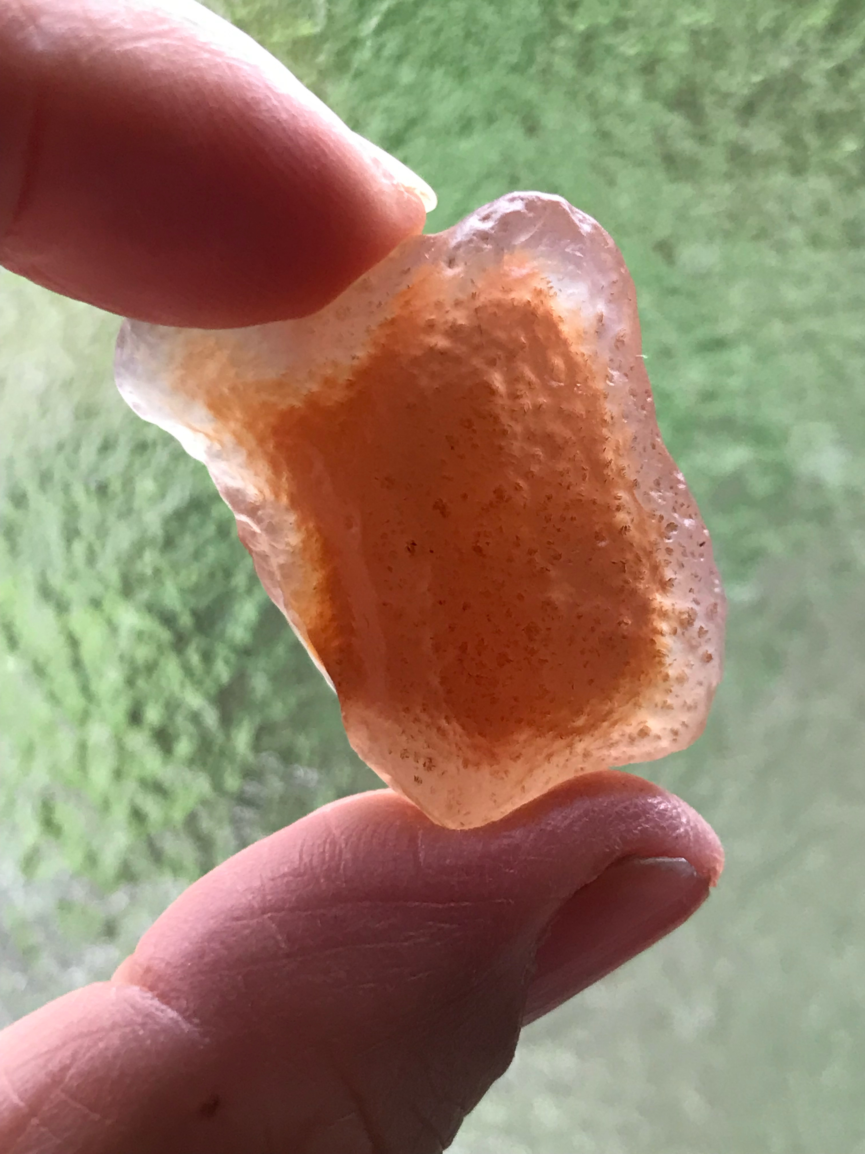 ゴビ石−1300 ゴビ瑪瑙　原石　オレンジ色