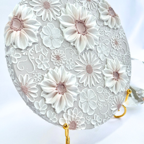 受注制作 オーダー テクスチャーアート 絵画 花の絵 フラワーアート