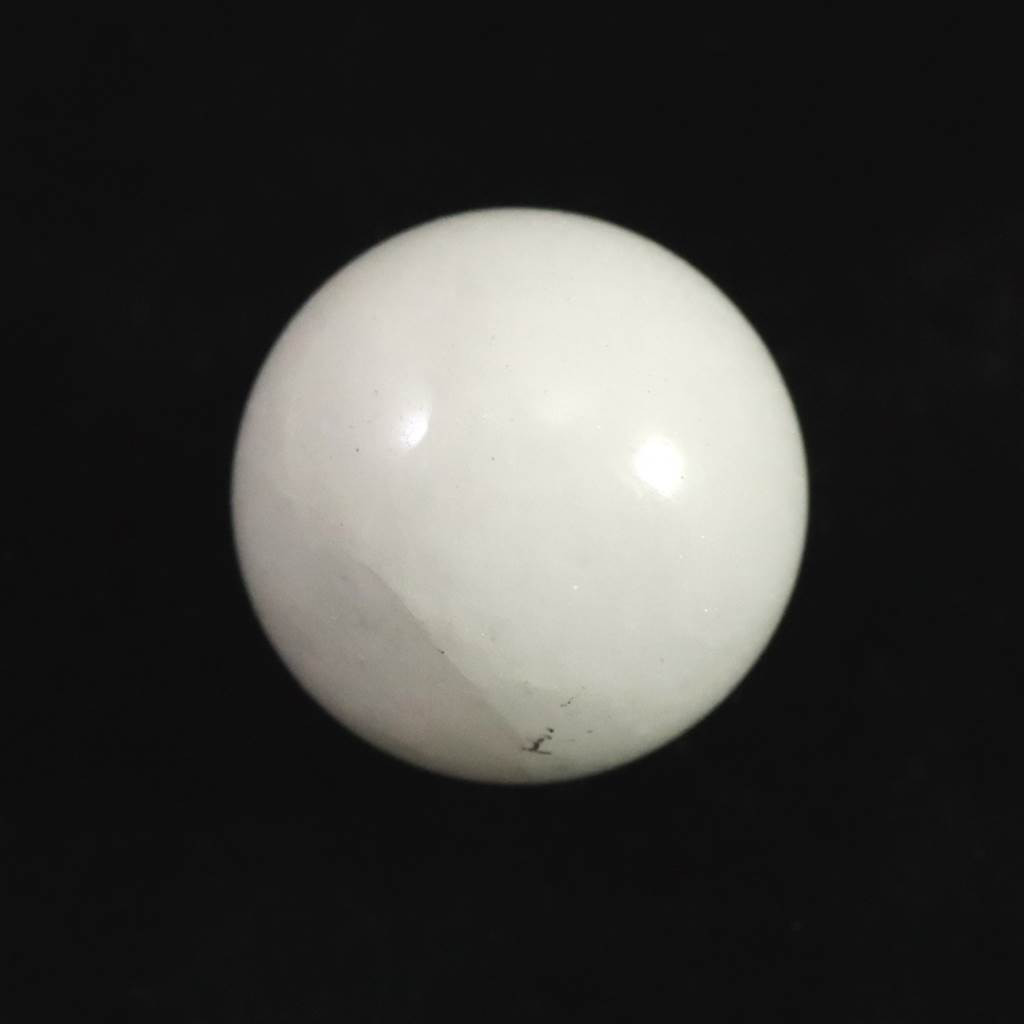 H&E社 ニュージーランドホワイトアゼツライト  15mmスフィア  5.1g #74928