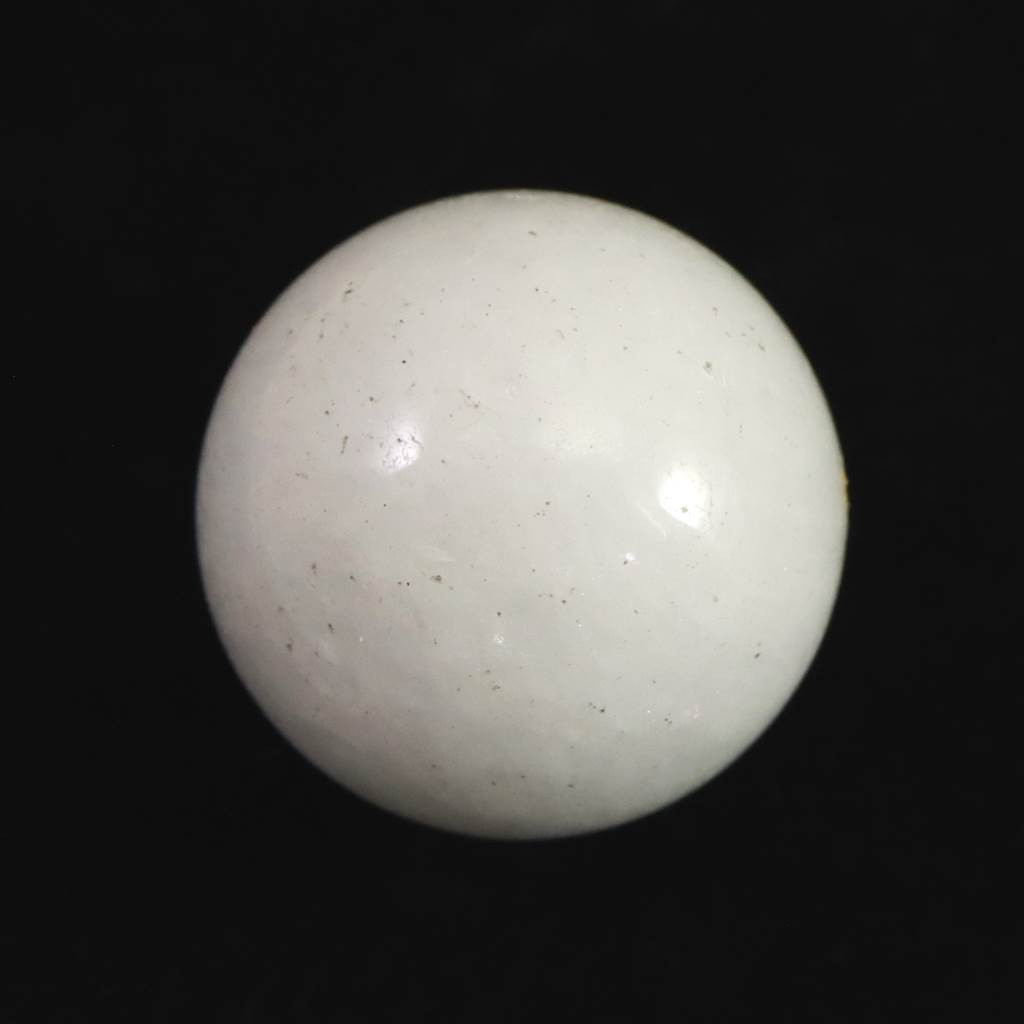 H&E社 ニュージーランドホワイトアゼツライト  25mmスフィア  22.6g #15655