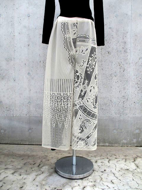 薄ベージュ　レース　パンツ　レイヤード　重ね履きに