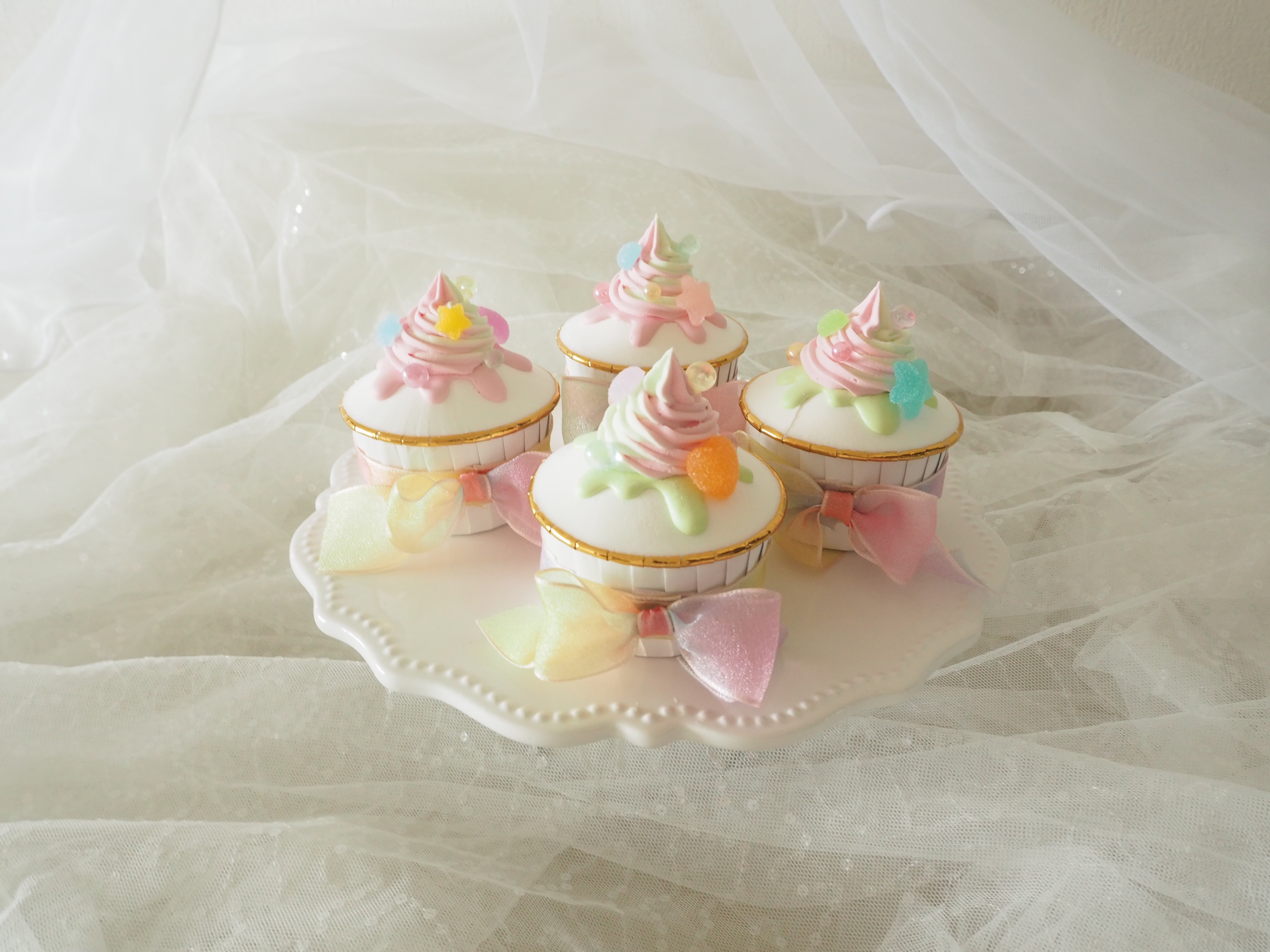 参考画像 クレイカップケーキ