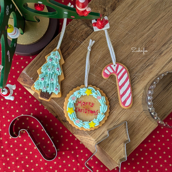 クリスマスオーナメント3個セット（ホイップ） モビール Zahnfee 