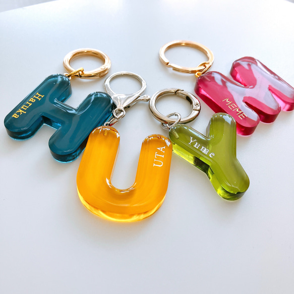 アルファベットイニシャルチャーム 前半アソート N〜Z】 バッグチャーム 革 アルファベット かわいい イニシャル