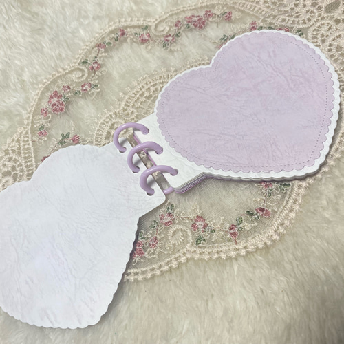 調整中【♡27】ダイカット コラージュ素材アルバムノート