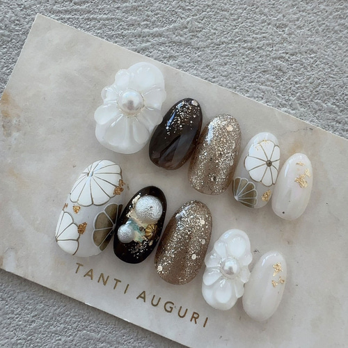 安くない 最高級 和風 ネイルチップ 贅沢 豪華 和装 つけ爪 デザイン