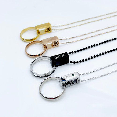 期間限定 単品『 大切な指輪をネックレスにできる 』 サージカル
