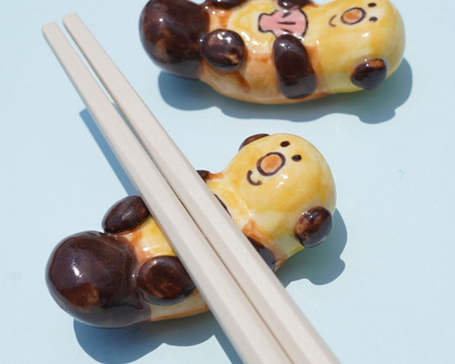 陶器]ラッコの箸置き[水族館 海の生き物] 箸・箸置き chopiandchoco