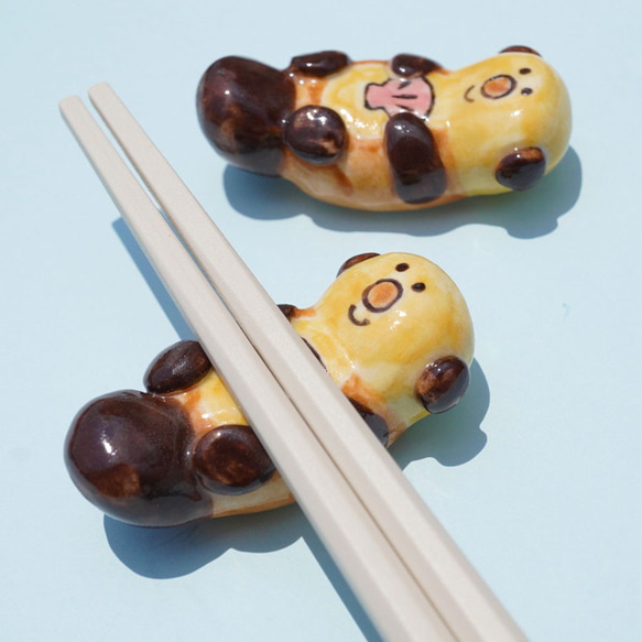 陶器]ラッコの箸置き[水族館 海の生き物] 箸・箸置き chopiandchoco