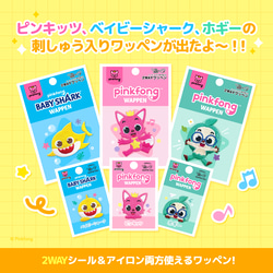 BABYL　ステッカーワッペン　9個セット ぬいのおかお刺繍ワッペン D-02-Mサイズ 目・左右セット