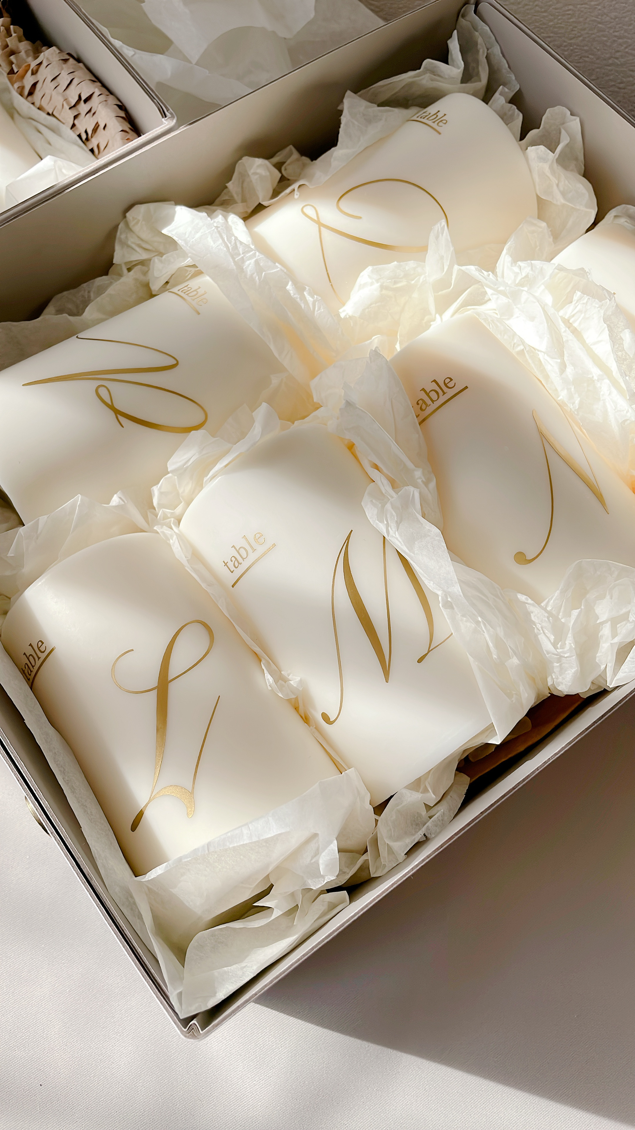 必要な分だけテーブルナンバー キャンドル その他ペーパー